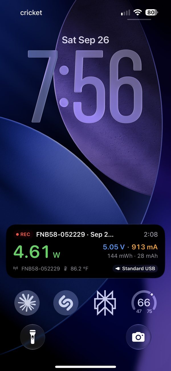 Lock Screen while recording